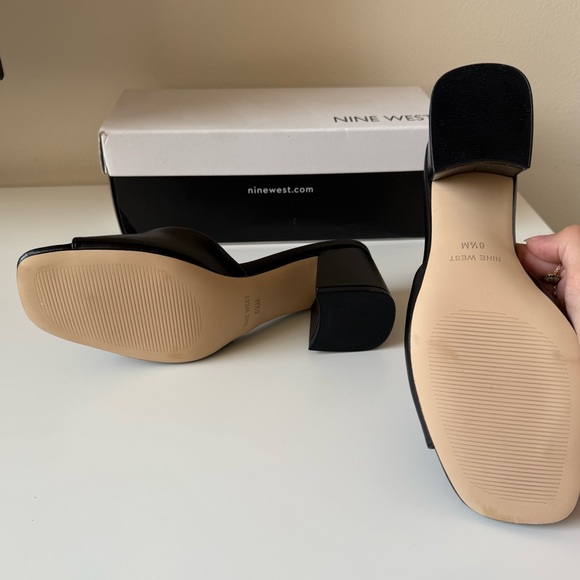 Nine West Gagen Heeled Sandal in Black - Picture 3 of 4